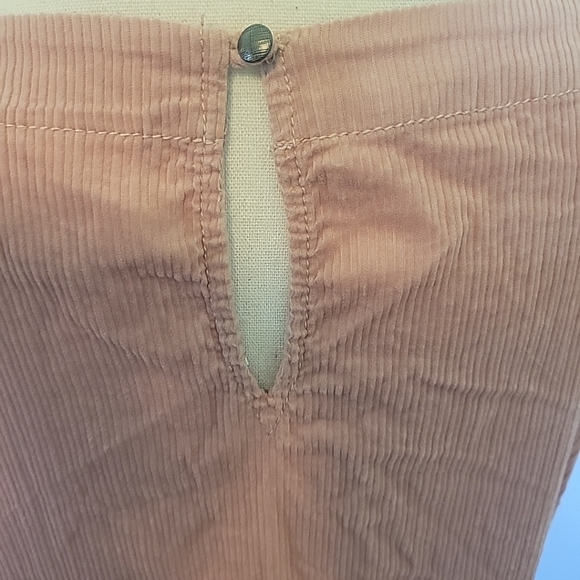 Anthropologie Maeve Corduroy Short Sleeve Dress Pink 12 NWT - Picture 6 of 9